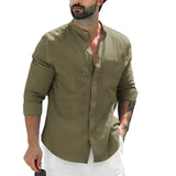 Camisa casual de lino para Hombre Esencial