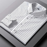 Camisa de rayas de algodón premium para Hombre – Amarillo