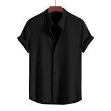 Camisa Atemporal de algodón premium para Hombre – Negro