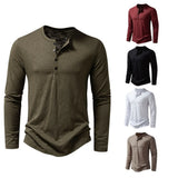 Camisa de polo de manga larga de algodón para Hombre