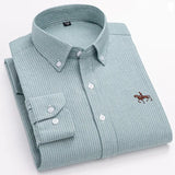 Camisa elegante de algodón para Hombre – Verde