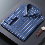 Camisa elegante de algodón premium para Hombre – Marino