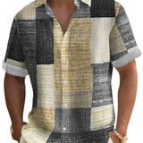 Camisa Patchwork Elegante
