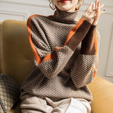Eleanor | Högkrage Herringbone Luxe