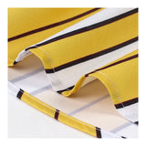 Camisa de rayas de algodón premium para Hombre – Amarillo