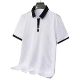 Marek - polo elegante a rayas