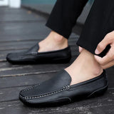 Mocasines de Cuero Vintage