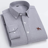 Camisa elegante de algodón para Hombre – Verde