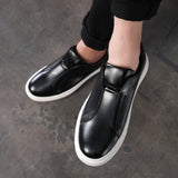 Zapatos Informales de Cuero Slip-On