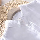 Camisa elegante de algodón premium para Hombre – Blanco
