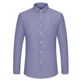 Camisa de oficina de algodón premium para Hombre – Azul Claro