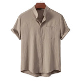 Camisa elegante de algodón premium para Hombre – Amarillo