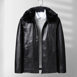 Chaqueta de cuero polar
