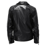 Chaqueta de Cuero Casual para Hombre