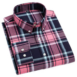 Camisa de cuadros de algodón premium para Hombre – Marrón