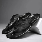 Sandalias de Cuero Elegantes