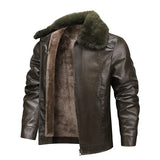 Chaqueta de cuero polar