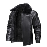 Chaqueta de Cuero Fleece