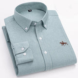 Camisa elegante de algodón para Hombre – Verde