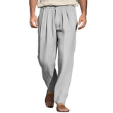 Pantalón Suelto de Lino