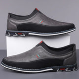 Zapatos de Cuero de Ciudad Slip-On
