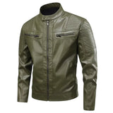 Chaqueta de Cuero Retro