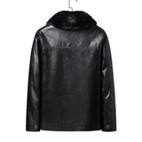 Chaqueta de Cuero Fleece