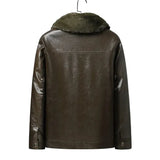 Chaqueta de Cuero Fleece