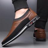 Zapatos de Cuero de Ciudad Slip-On