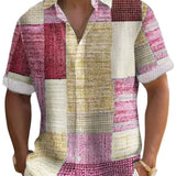 Camisa Patchwork Elegante