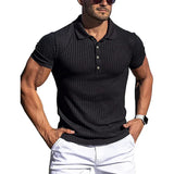 Camisa Polo Rayada Elegante