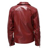 Chaqueta de Cuero Casual para Hombre