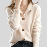 Claire | Kasmir Cardigan i Retro-Stil