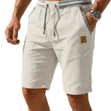 Victor - Pantalón Corto de Lino de Verano