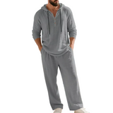 Zalecta - Conjunto de Ropa de Casa de Lino