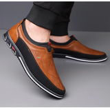 Zapatos de Cuero de Ciudad Slip-On
