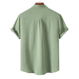 Camisa elegante de algodón premium para Hombre – Amarillo