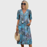 Colette | Livligt Midiklänning