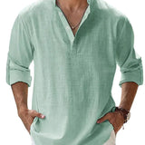 Jacques – Camisa transpirable de lino para Hombre