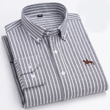 Camisa elegante de algodón para Hombre – Verde
