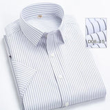 Camisa Atemporal de manga corta en algodón premium para Hombre – Azul