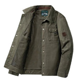 Chaqueta Cortavientos Elegante de Algodón