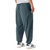 Shun - Pantalones harem de algodón cómodos