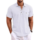 Camisa polo de lino