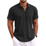 Camisa polo de lino