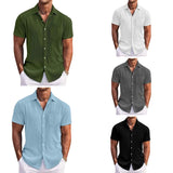 Camisa elegante de algodón premium para Hombre – Azul