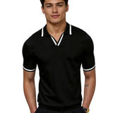 Polo de piqué con detalles contrastantes