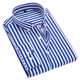 Camisa a rayas de algodón premium para Hombre Auténtico