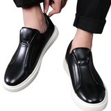 Zapatos Informales de Cuero Slip-On