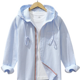 Sudadera de Lino con Capucha
